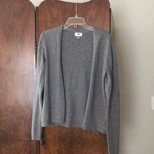 Grey Old Navy cardigan